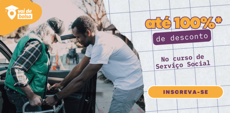 Faça faculdade de Serviço Social com bolsa de até 100%*!